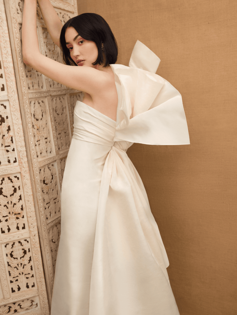 Foto de vestido de novia de Oscar de la Renta